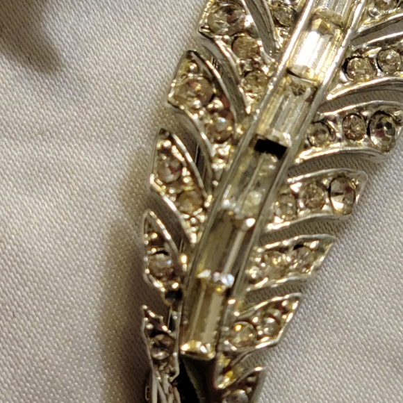 Vintage Rhinestone Brooch Pins Lot of 3 - Picture 9 of 11